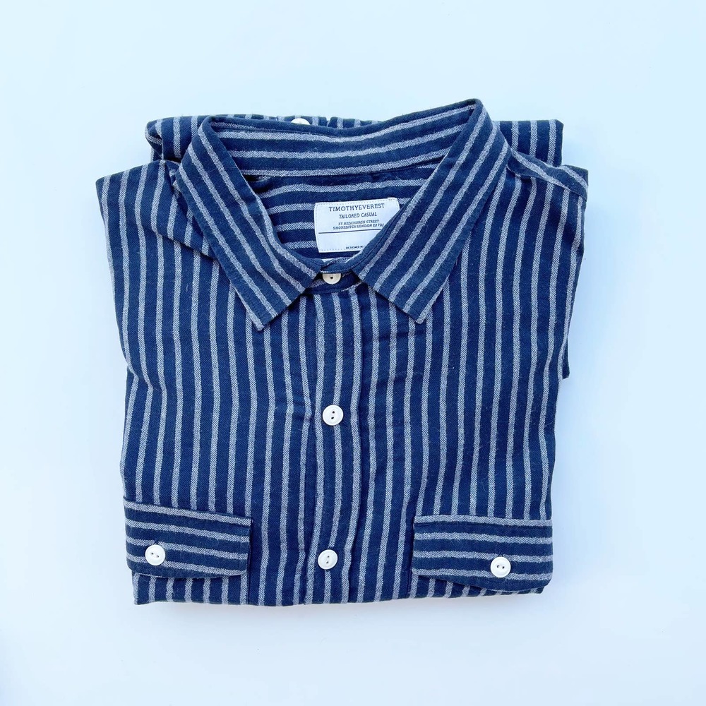 Timothy Everest Japanese Cloth Striped Shirt